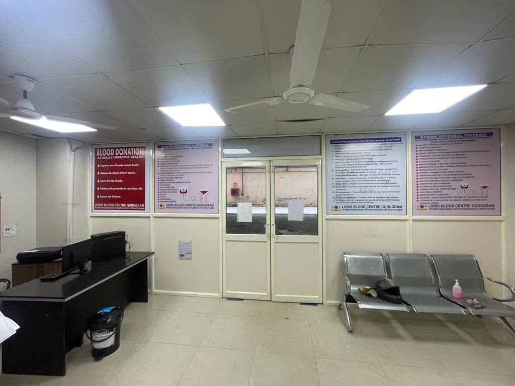 Lions Blood Bank – Gurugram